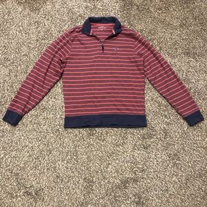 Vineyard Vines Purple Striped Pullover Shirt